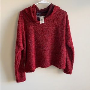 Sweater Top with Hood